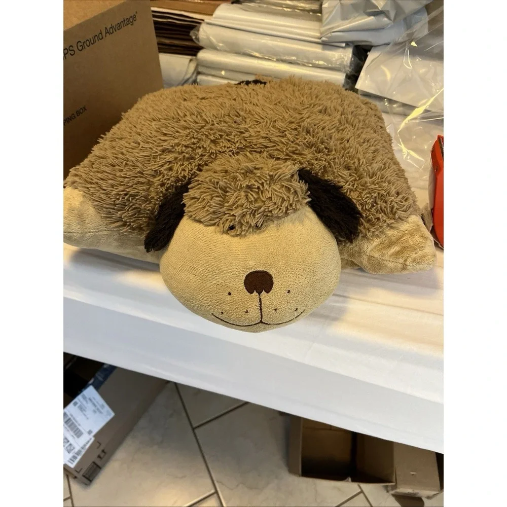 Brown Tan Pillow Pets Puppy Dog‎ Plush Pillow Stuffed Animal 2010 18
